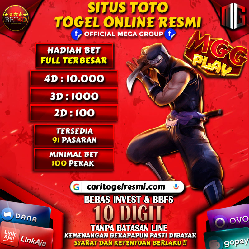 Situs Toto Togel Online Resmi Bebas Invest Minimal Bet 100 Perak 